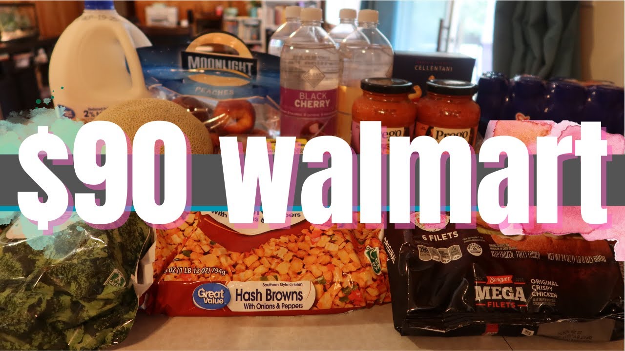 $90 Walmart Grocery Haul & Meal Plan | Feeding My Family of 4 on a Budget