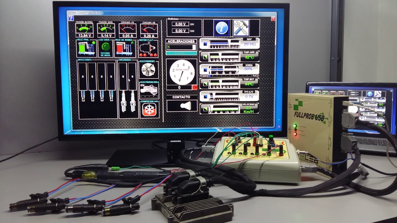 Prueba de ECU Multec H