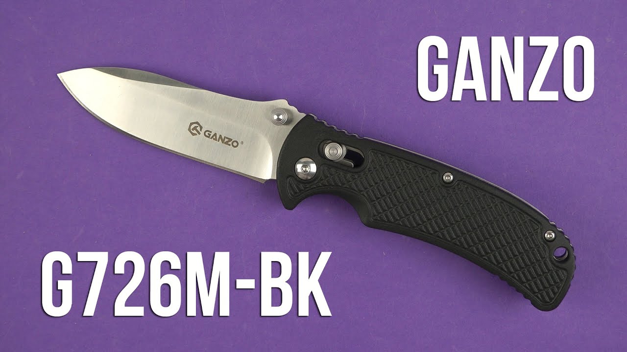 Распаковка Ganzo G726M Black