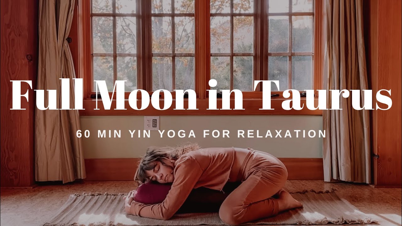 Full Moon in Taurus Yoga | yoga for witches | 60 min yin yoga  🔥 🌕