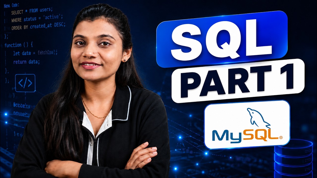 Free SQL Full Course 2026 | Basics to Advanced | Part 1