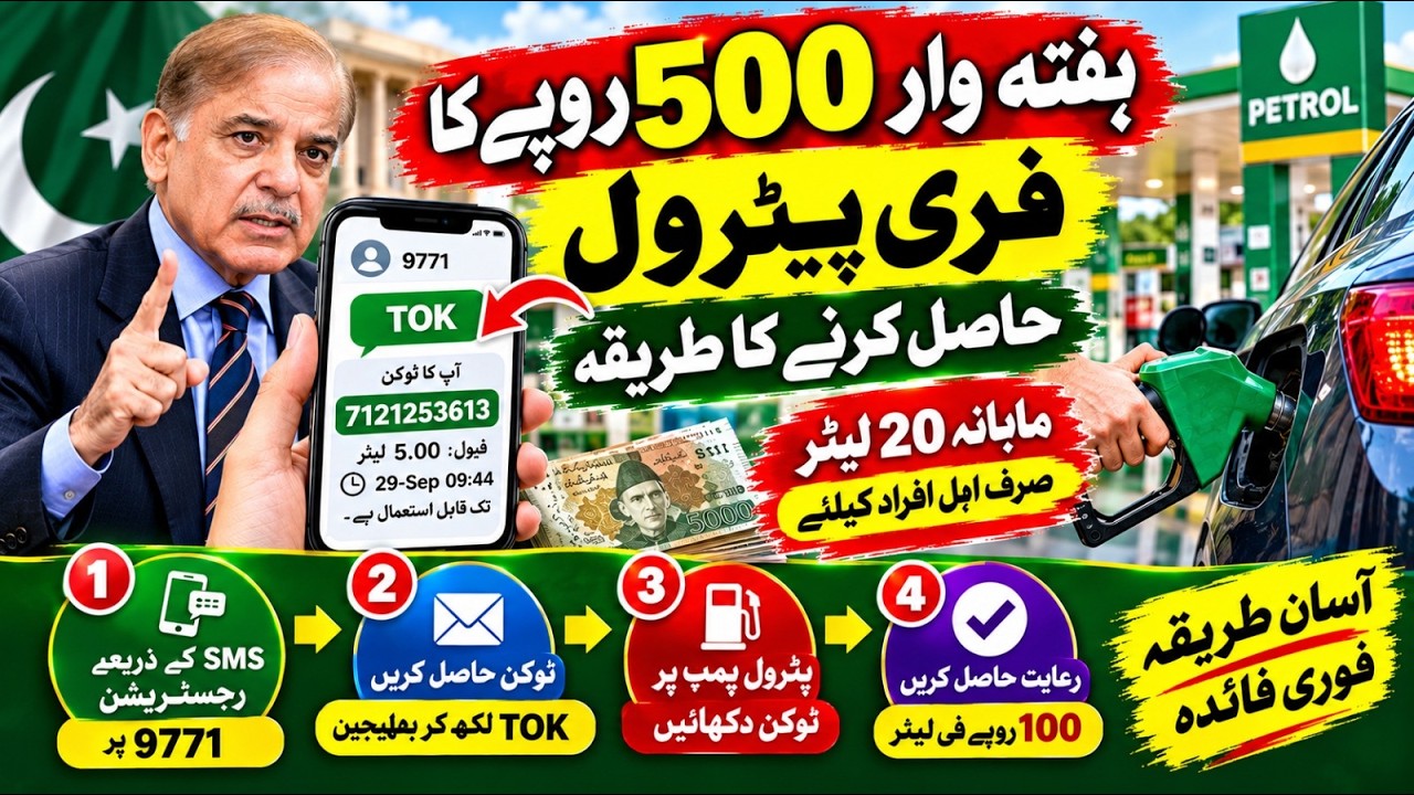 500 Rupees Free Petrol? | 9771 SMS Code | Free Petrol Offer in Pakistan | Full Details