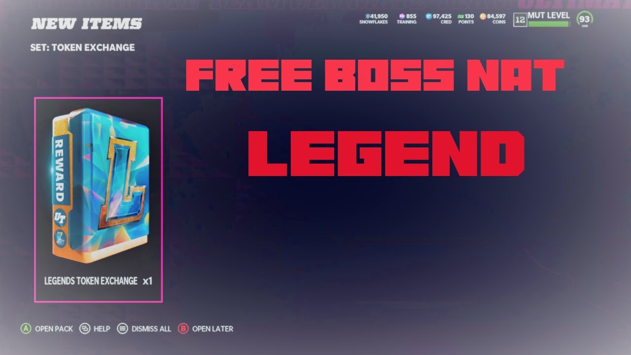 FREE BOSS NAT LEGEND PACK OPENING!!!!!!🔥🔥🔥