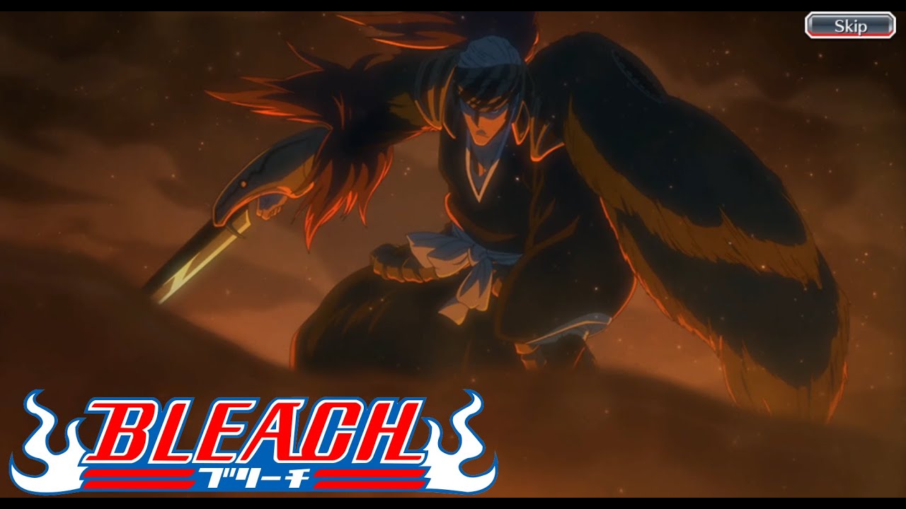 Renji's Bankai Breaks Mask's Arm - Bleach Brave Souls