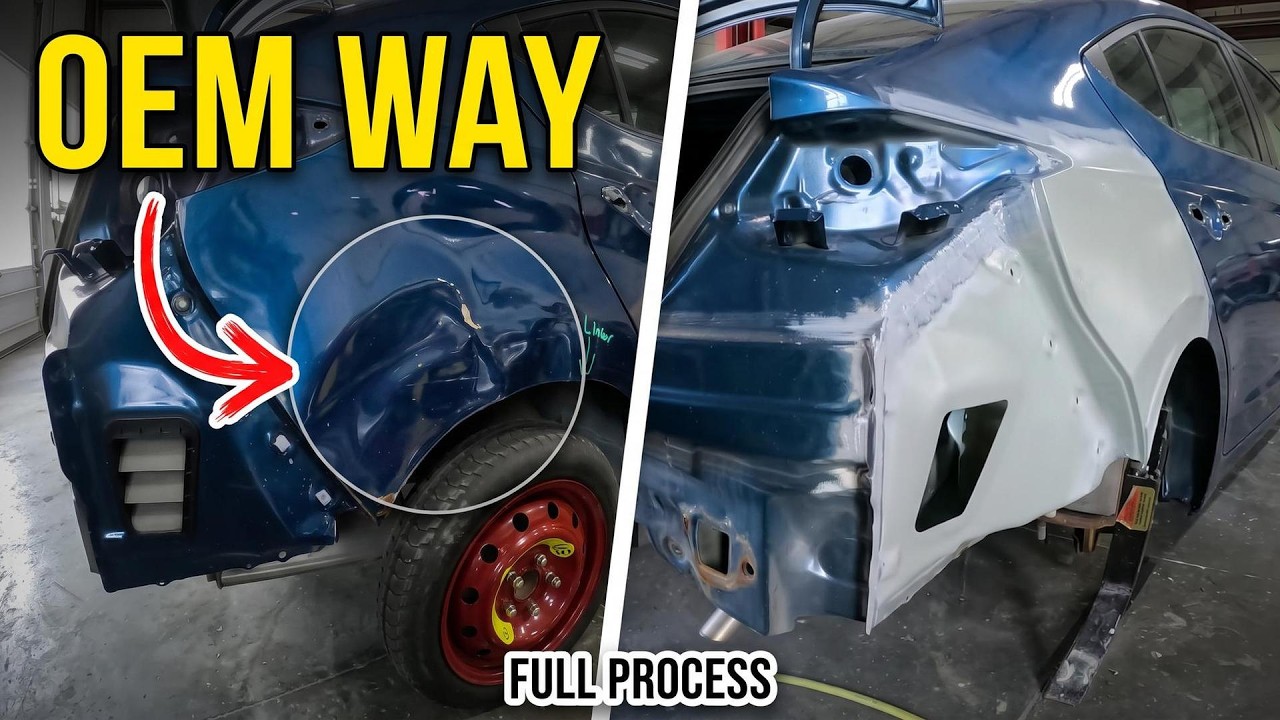 Elantra Quarter Panel Skin Replacement | Collision Repair