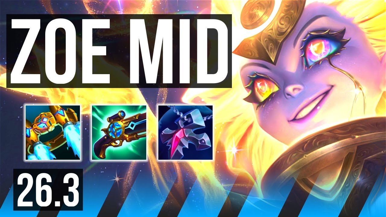 ZOE vs MEL (MID) | 56K damage | NA Challenger | 26.3