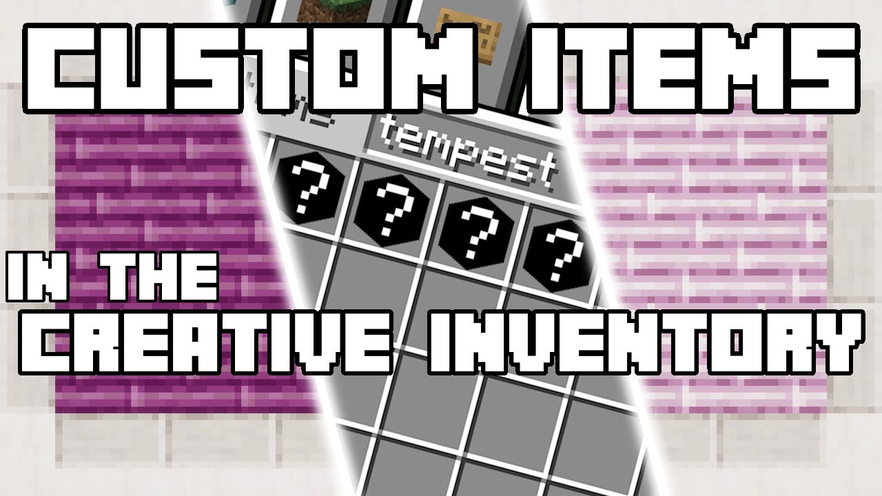 CUSTOM BLOCKS in the Creative Menu! (Vanilla) || Minecraft Datapack Devlog