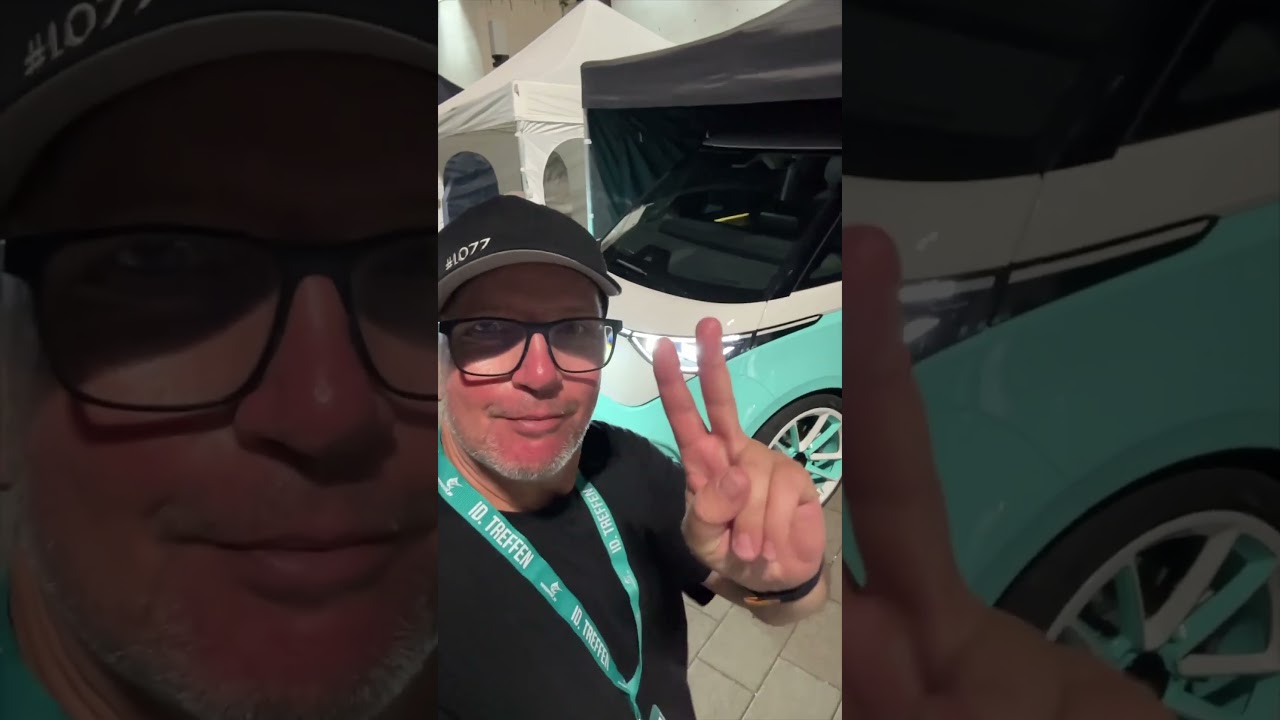 VW ID. TREFFEN 2023 Ankunft Showcars Locarno #volkswagen #elektroauto #showcar #tuning