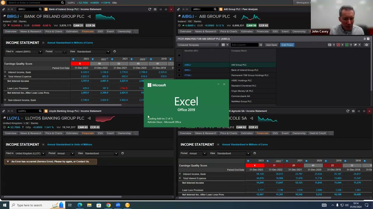 Refinitiv Eikon &mdash; Подготовка