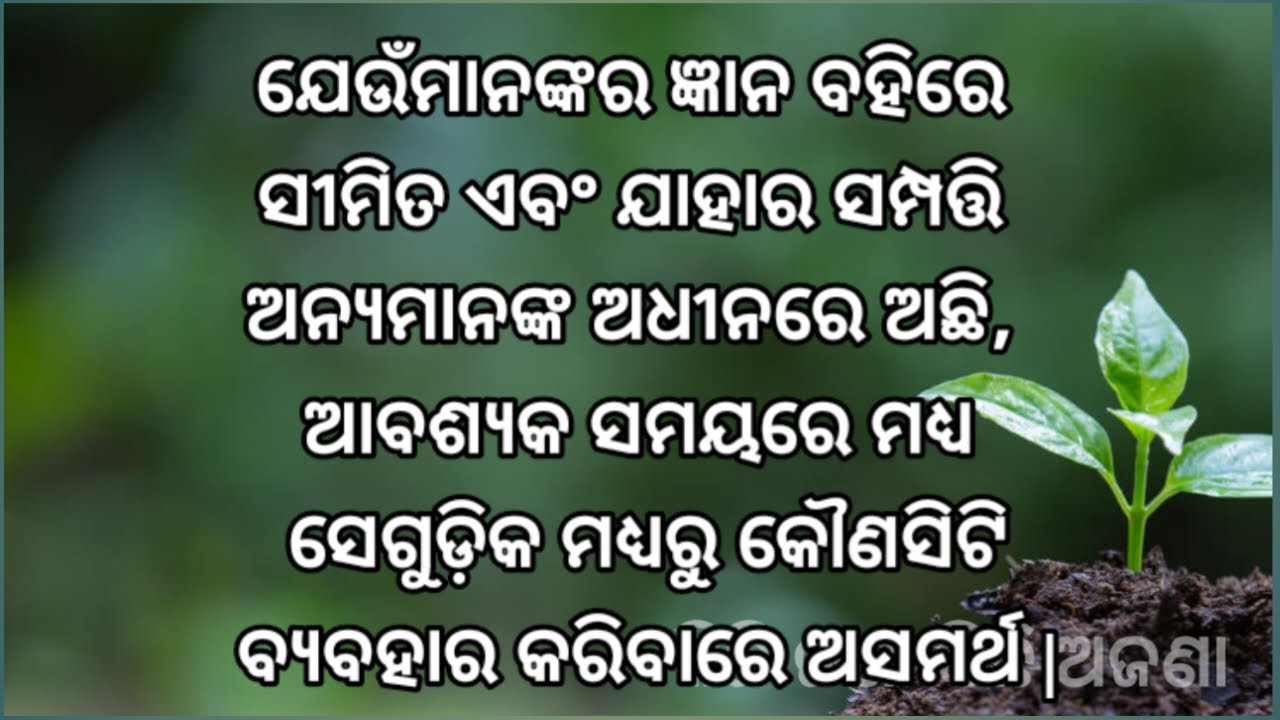 ଶିକ୍ଷକ ଙ୍କ ମୂଲ୍ୟ //Odia Motivational Inspirational Suvichar Quotes Positive Thoughts Quotes in odia/