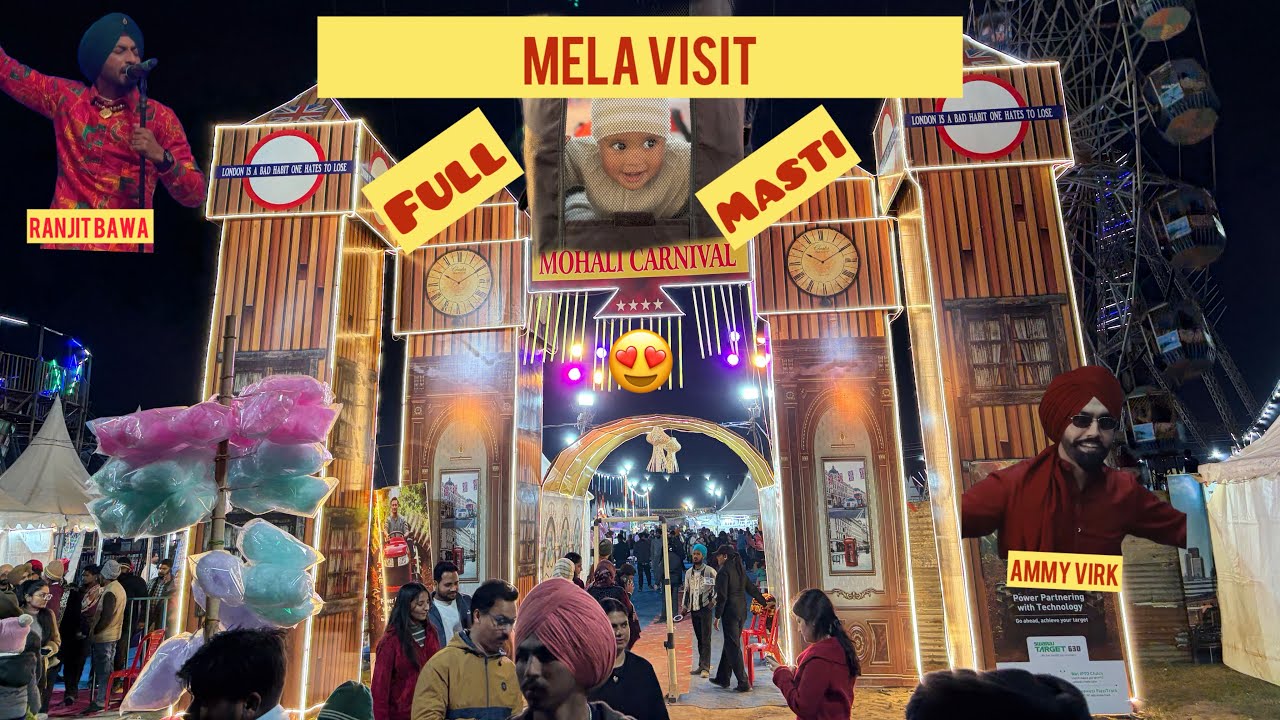 Baby Ki Pehli Mela Outing!❤️🎡Family Day Out🍟🍔😍I Punjabi singers 🎶 