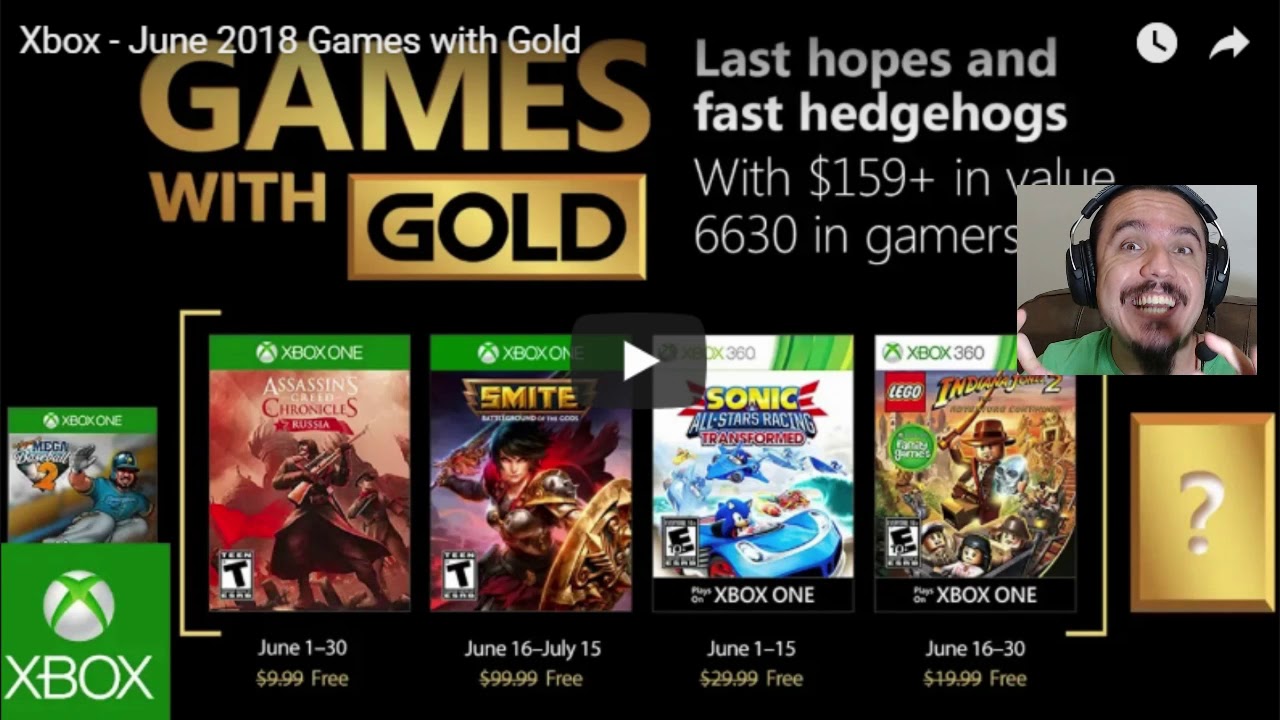 Retrospectiva Games With Gold de 2018 + Desabafo