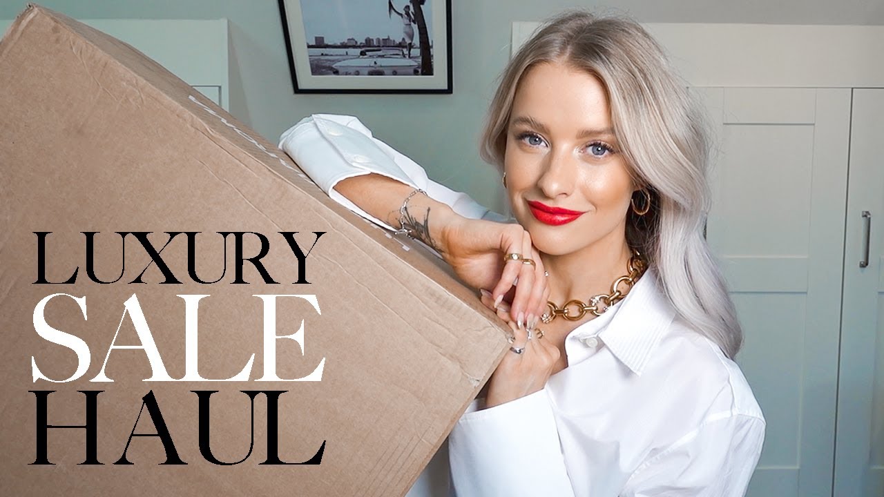 LUXURY SALE UNBOXING HAUL AND TRY ON + SOME NEW HOME PLANS | INTHEFROW