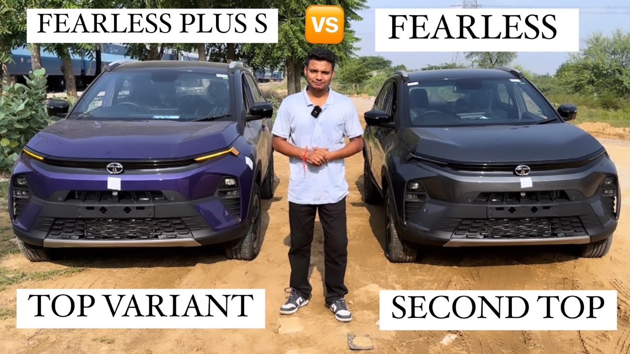 nexon fearless plus s vs fearless - full comparison || #nexonfacelift #nexonfacelift2023