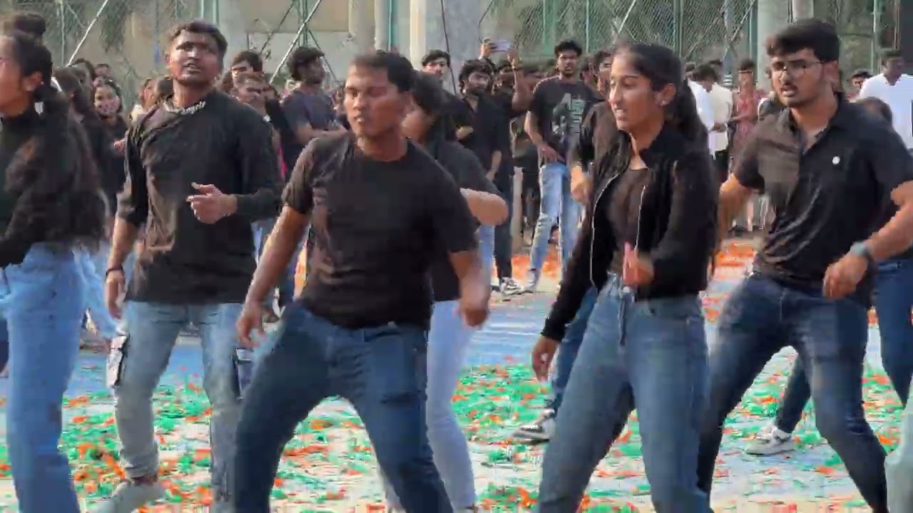 TKR college ￼flash mob 2025