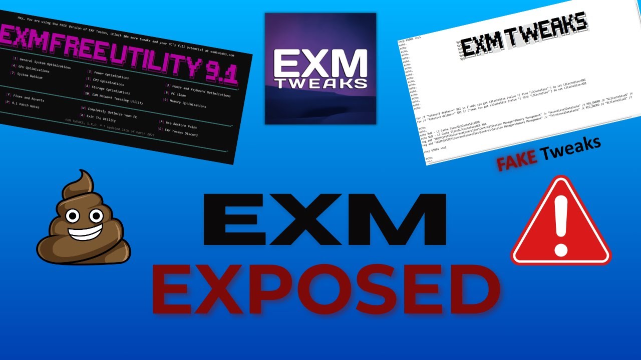Exm Tweaks Exposed...