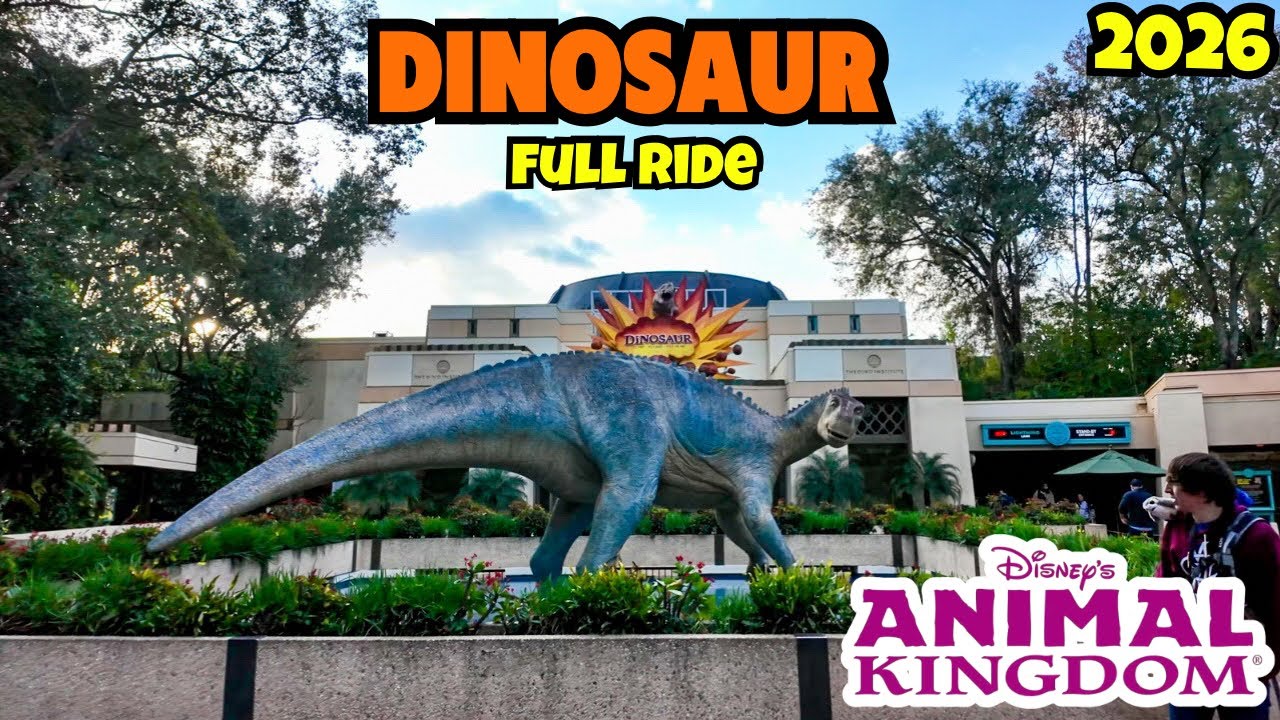 DINOSAUR Full Ride POV | Disney's Animal Kingdom Attraction Closing Soon