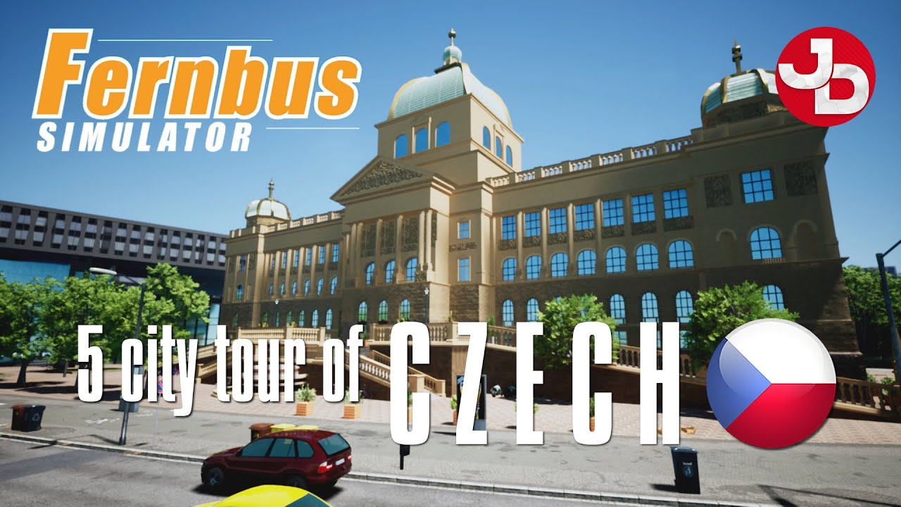 Visiting all 5 cities in new Czech Map DLC | Fernbus Simulator