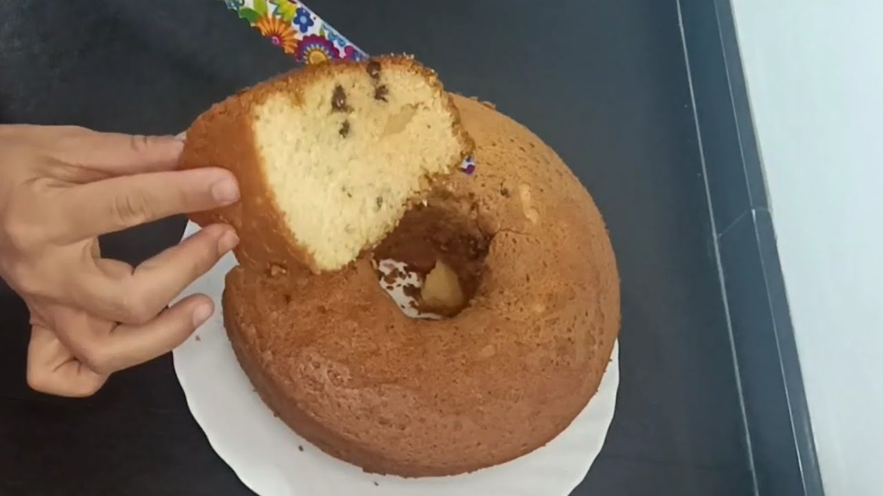 BIZCOCHO de YOGURT con Pepitas de CHOCOLATE