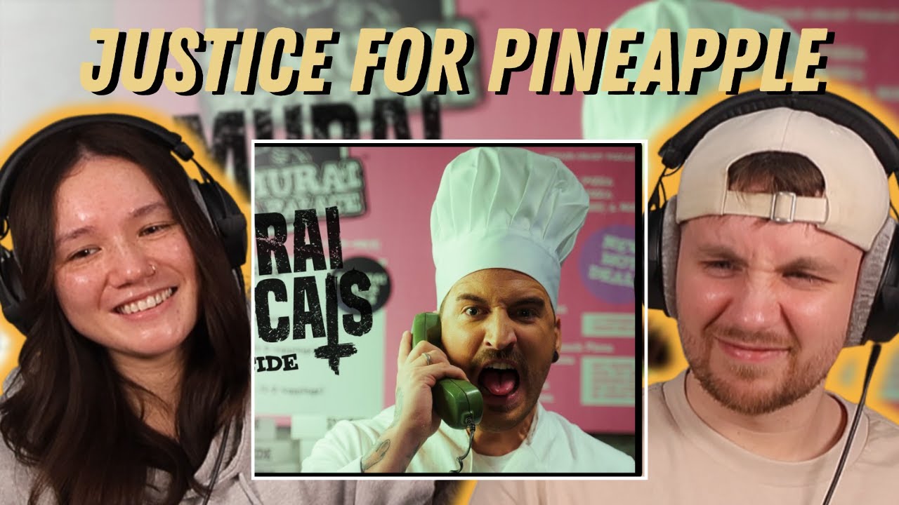 Samurai Pizza Cats - PIZZA HOMICIDE (feat. Nico Sallach of Electric Callboy)  REACTION