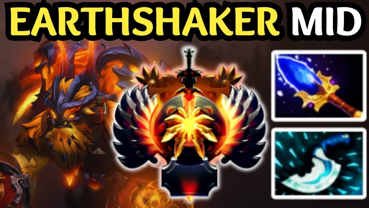 🔥 EARTHSHAKER MID — BLINK 😈 ECHO 😈 ONE SHOT TEAMWIPE | DOTA 2 🔥