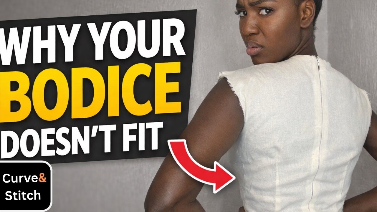 Your Bodice Doesn’t Fit? Fix It with This Cutting & Sewing Tutorial (Part 2)