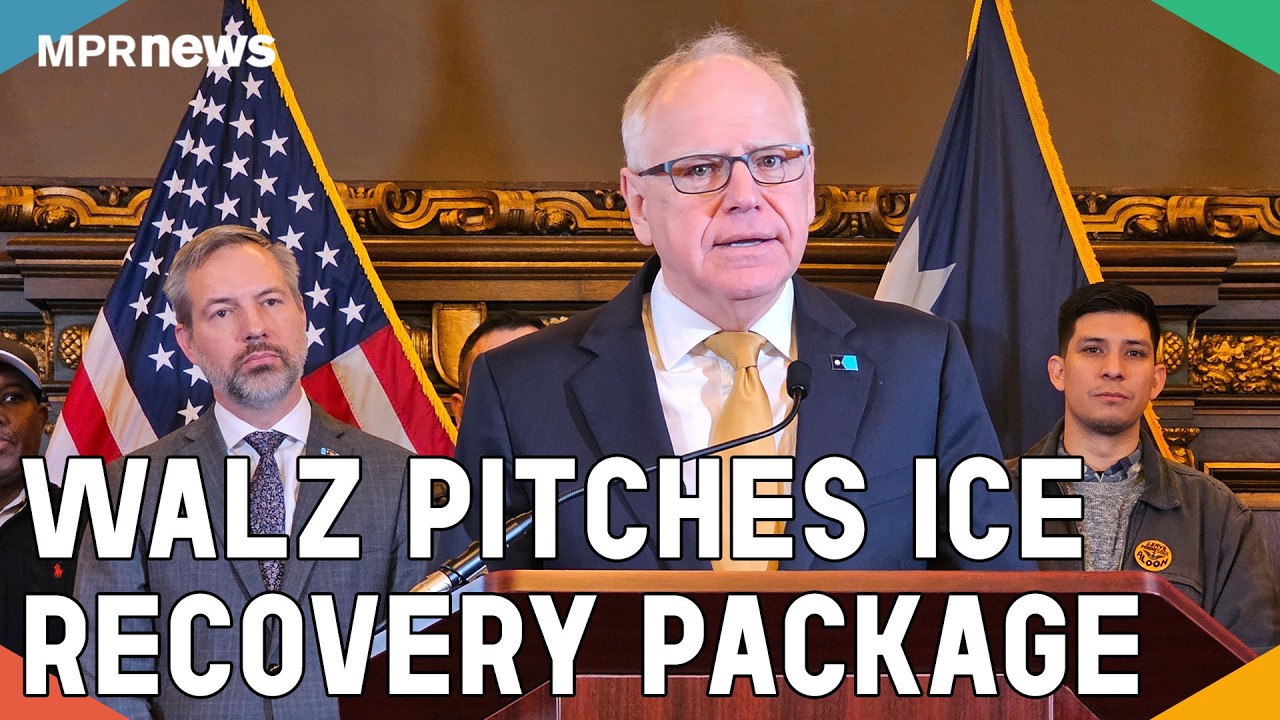 Gov. Tim Walz talks end to ICE surge, backs $10M aid package for Minnesota small businesses hurt
