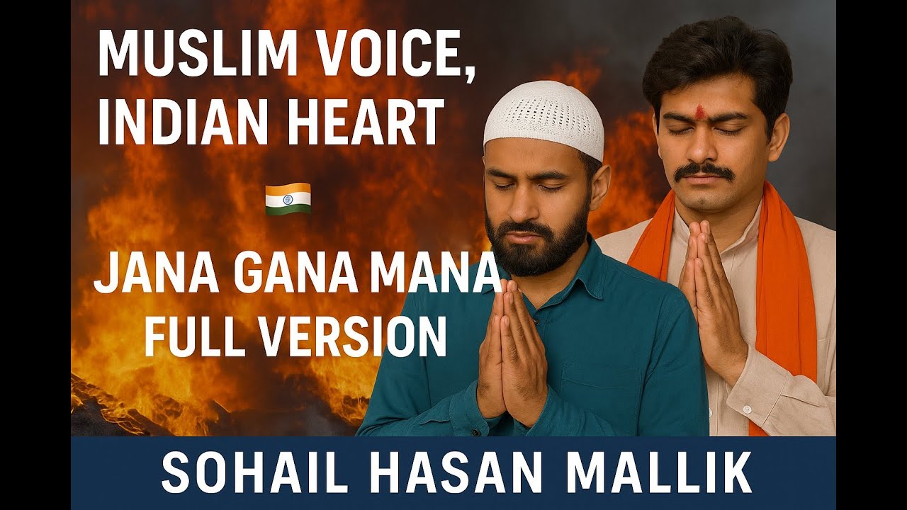 Muslim Voice, Indian Heart 🇮🇳 | Jana Gana Mana Sung with Pride & Unity