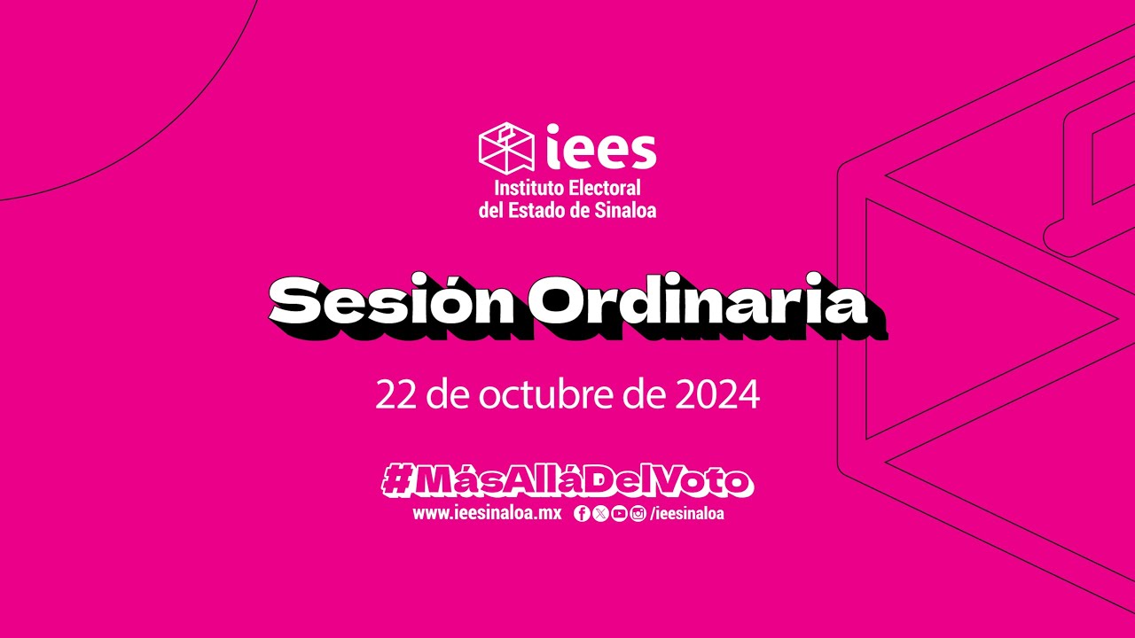 SESIÓN ORDINARIA 22 DE OCTUBRE DE 2024