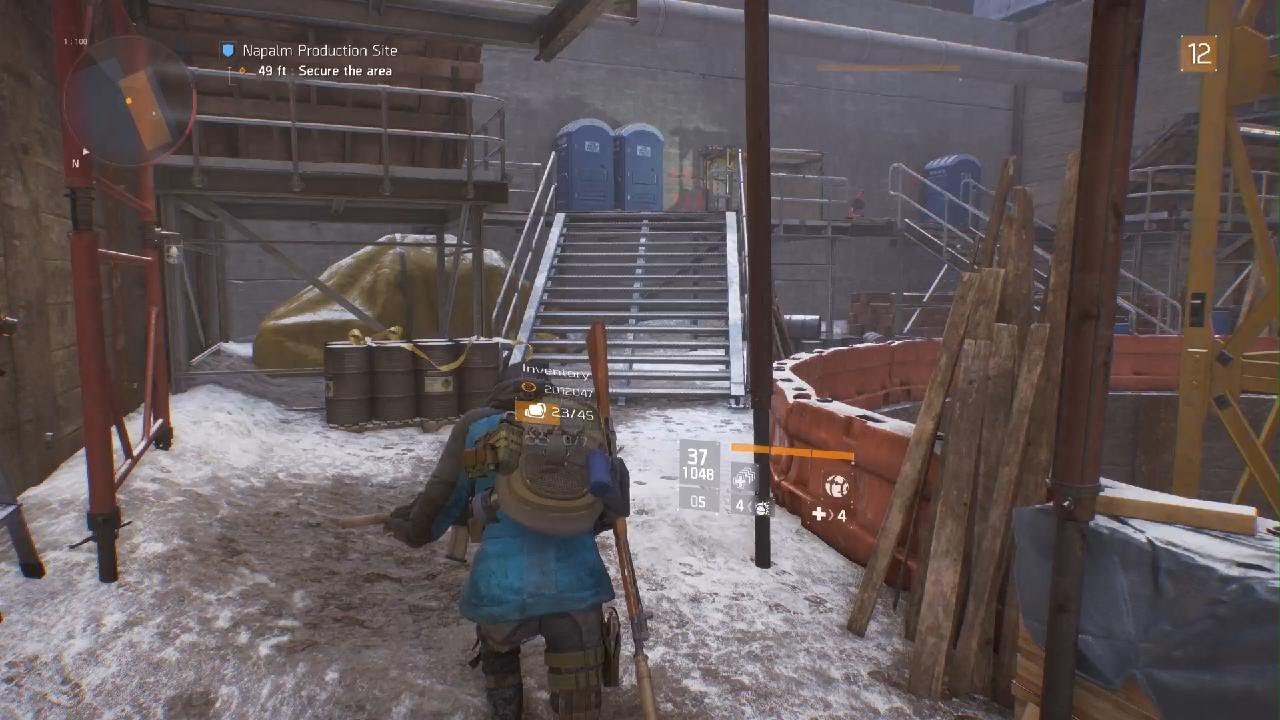 The Division Gameplay 7th Mission - Napalm Production Site