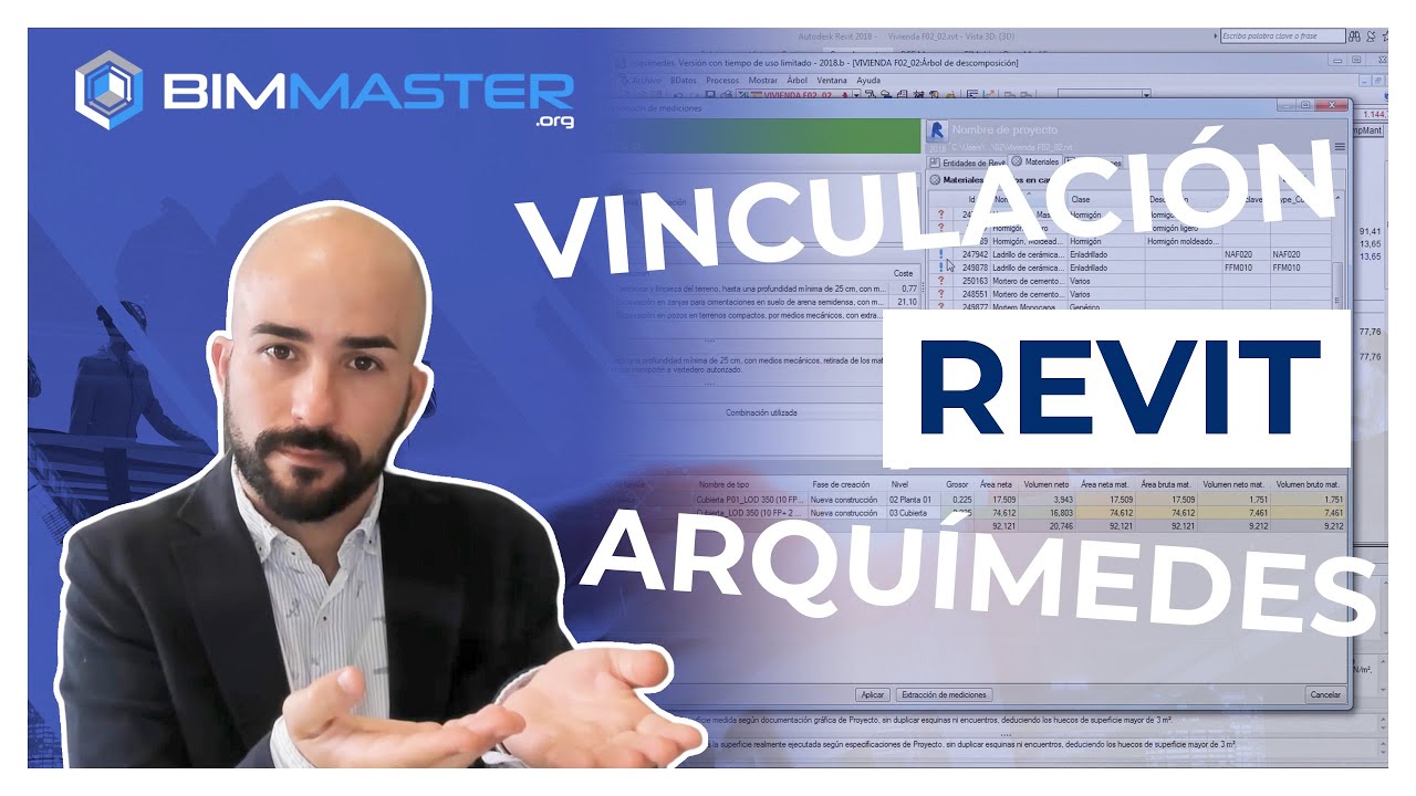 Cómo crear Mediciones y Presupuestos con Revit y Arquímedes usando Notas Clave. BIM5D.
