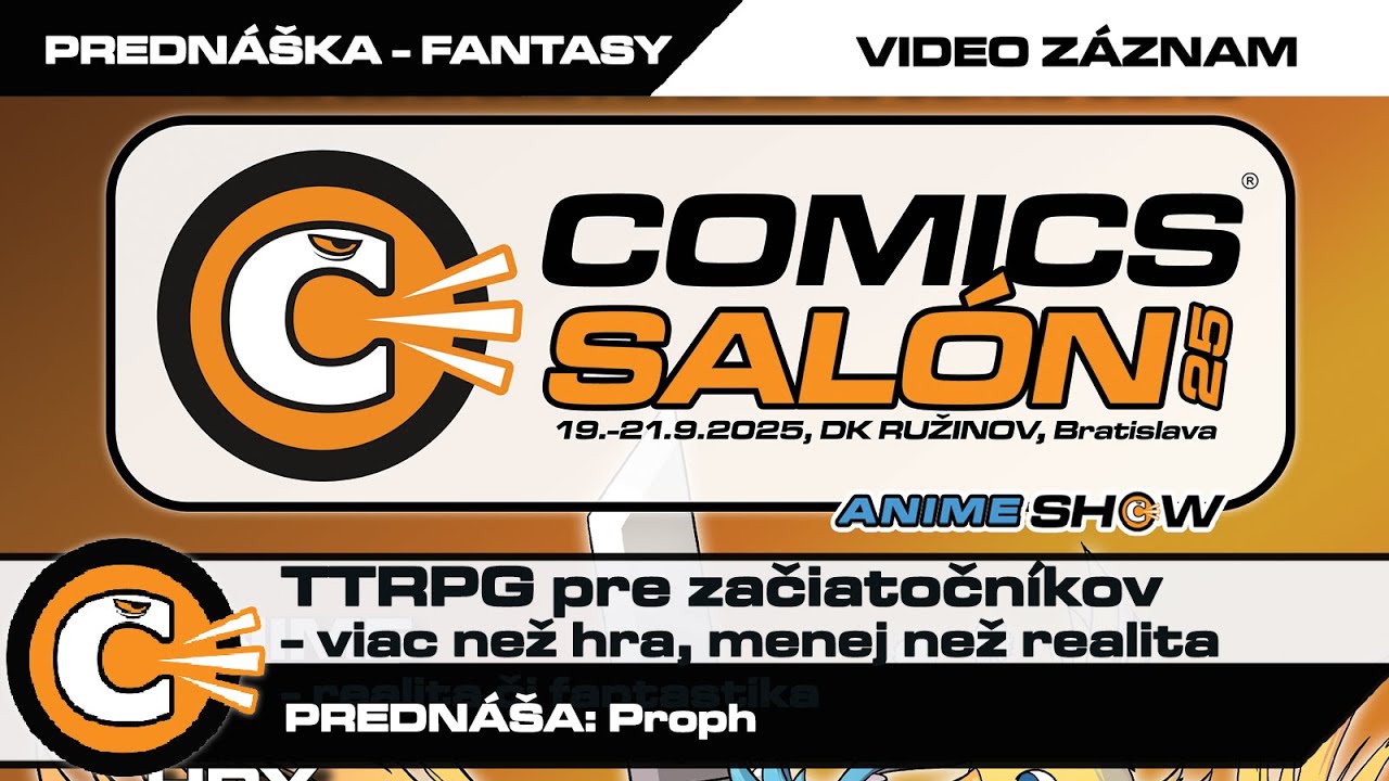 CS25: TTRPG pre začiatočníkov - viac než hra, menej než realita