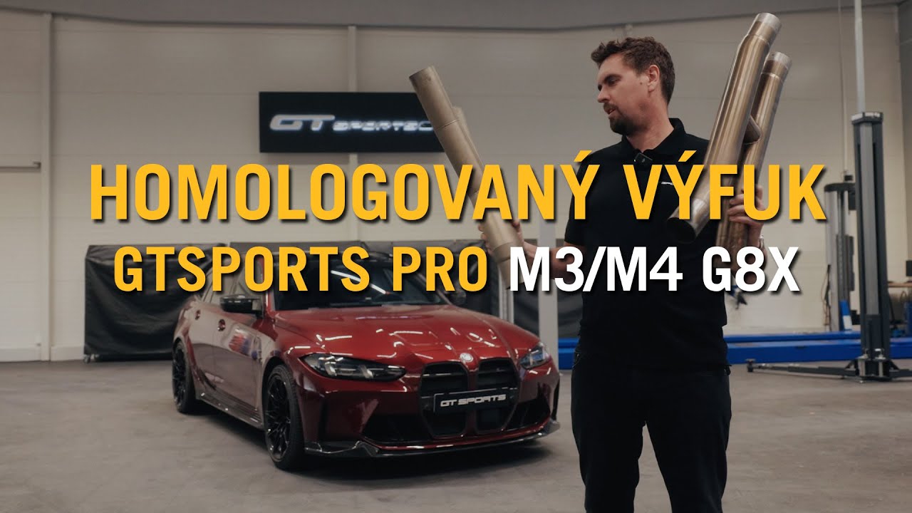 Homologovaný výfuk GTSPORTS pro BMW M3/M4 G8x