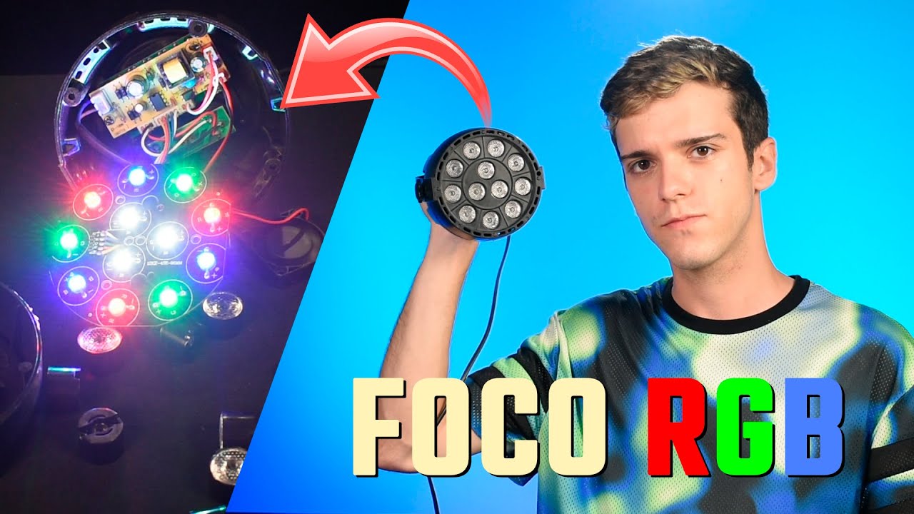PAR LED 12X3W DMX512 REVIEW / El foco LED RGB M&Aacute;S BARATO del mercado