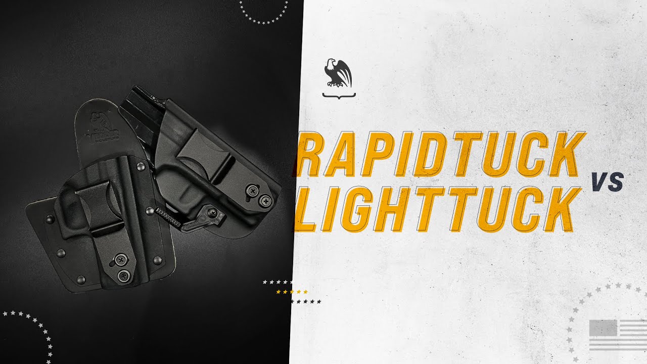 RapidTuck vs LightTuck - Which IWB holster is the best fit for you?