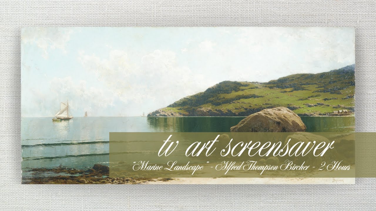 Frame TV Sailboat Background | Marine Landscape | Art Screensaver for TV | One Scene, Two Hours
