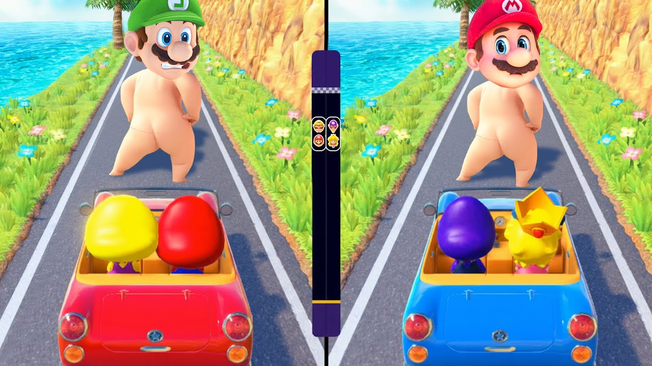 【マリオパーティ スーパースターズ】ミニゲームマリオVsピーチVsワリオVsワルイージ(最強CPU｢たつじん)