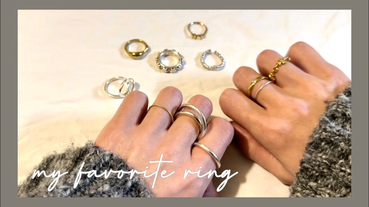 愛用のアクセサリー紹介🤲💍 【リング、ブレスレット編】プチプラ〜少しいいもの。Favorite accessories. #アクセサリー #アラフォー