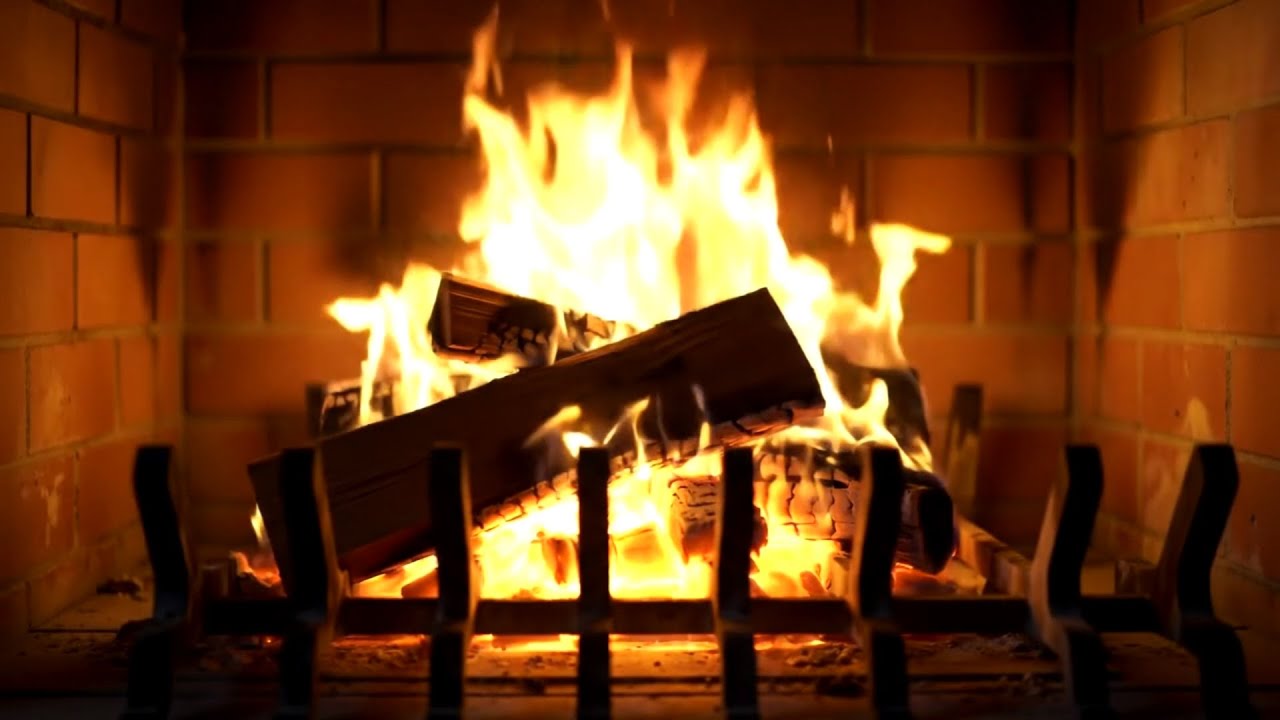 Peaceful Winter Night with Fireplace Sounds & Soothing Piano 🎶 Stress Relief & Focus Music