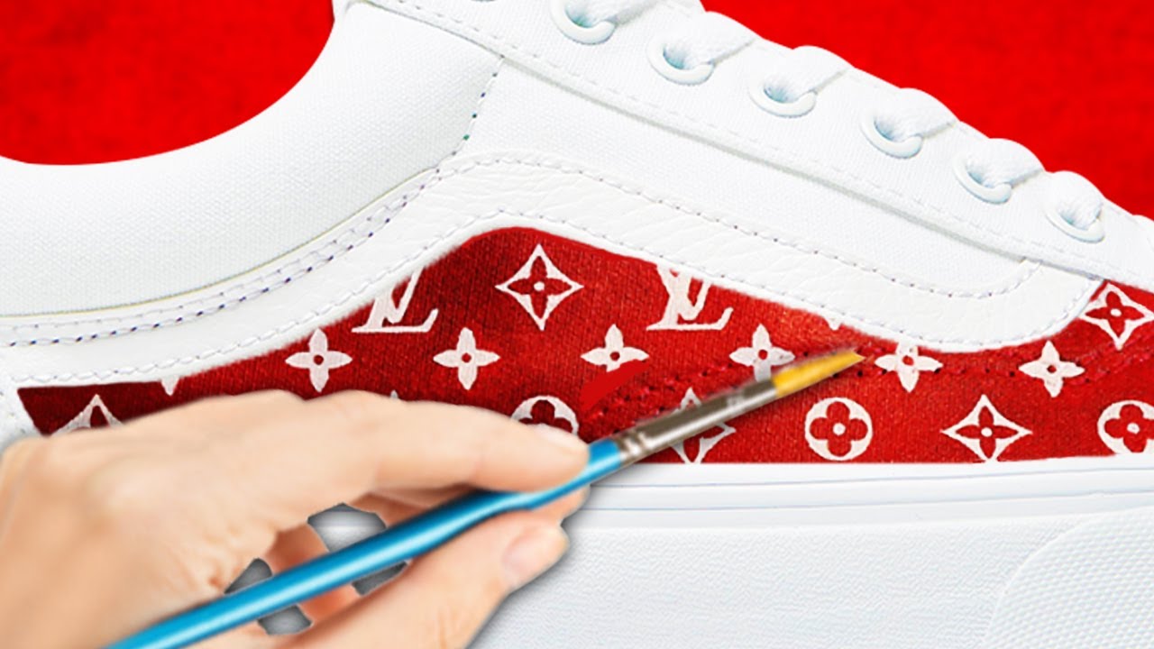 How to Customise - VANS old skool x Louis Vuitton
