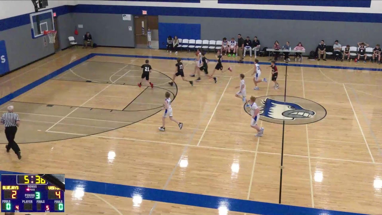 7th grade boys basketball vs North Polk