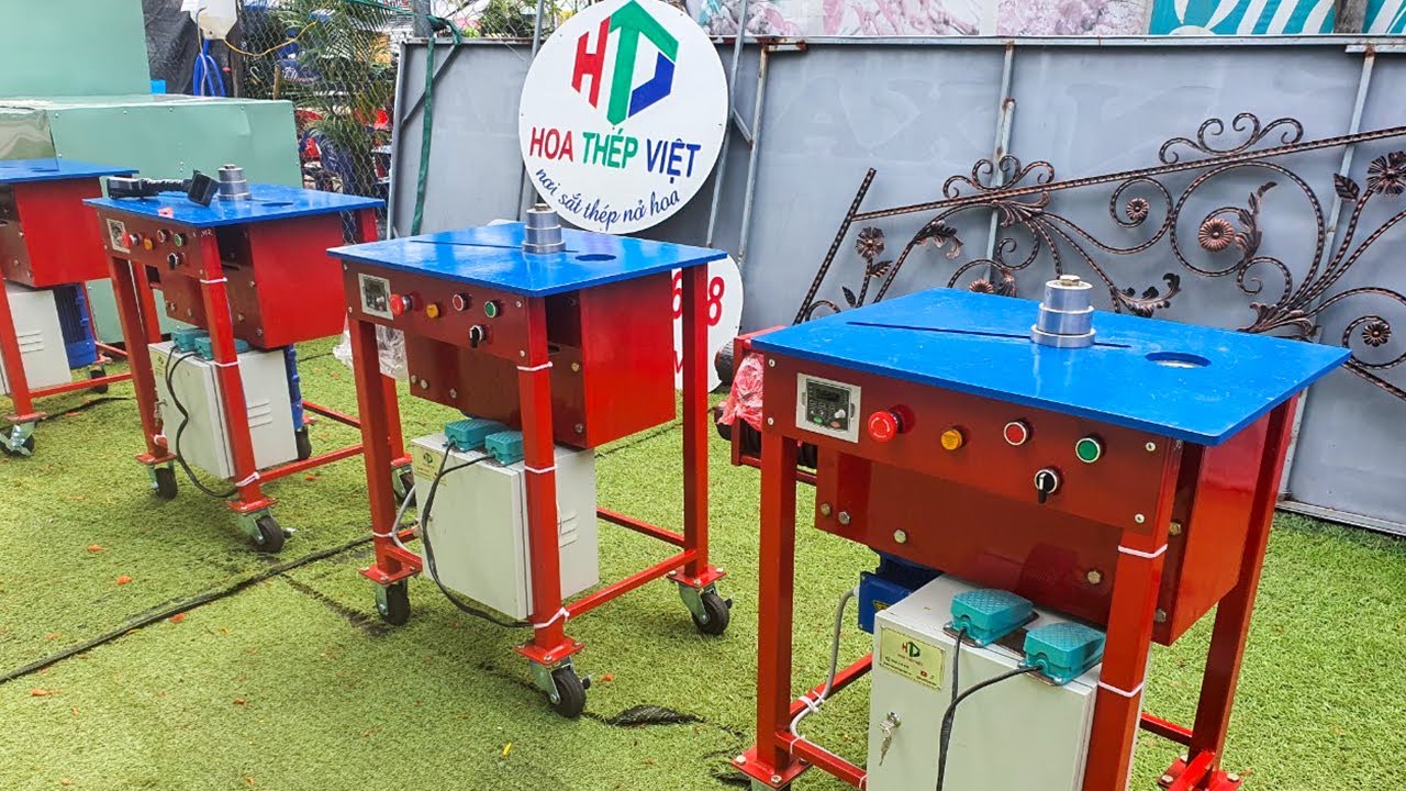 Giới thiệu máy uốn sắt mỹ thuật - Thương hiệu Hoa Thép Việt