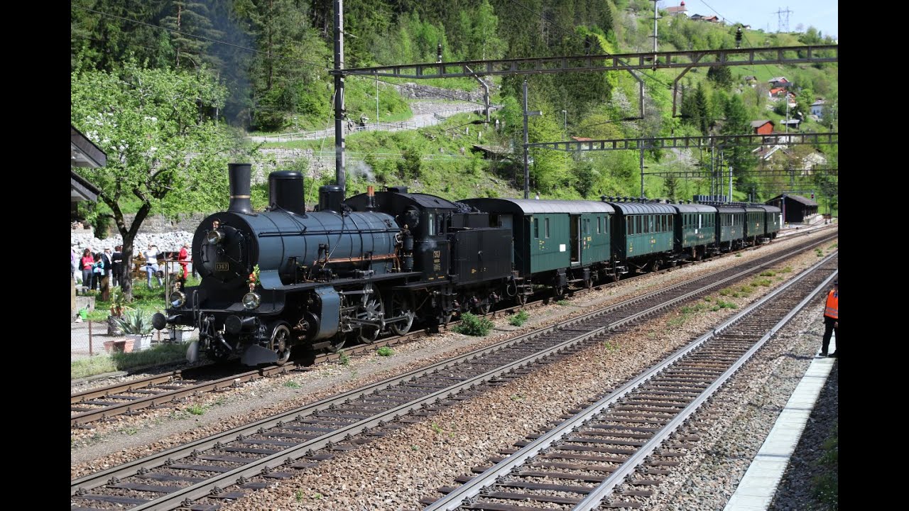 [HD] B 3/4 1367 Gotthardfahrt --- 10.05.2015