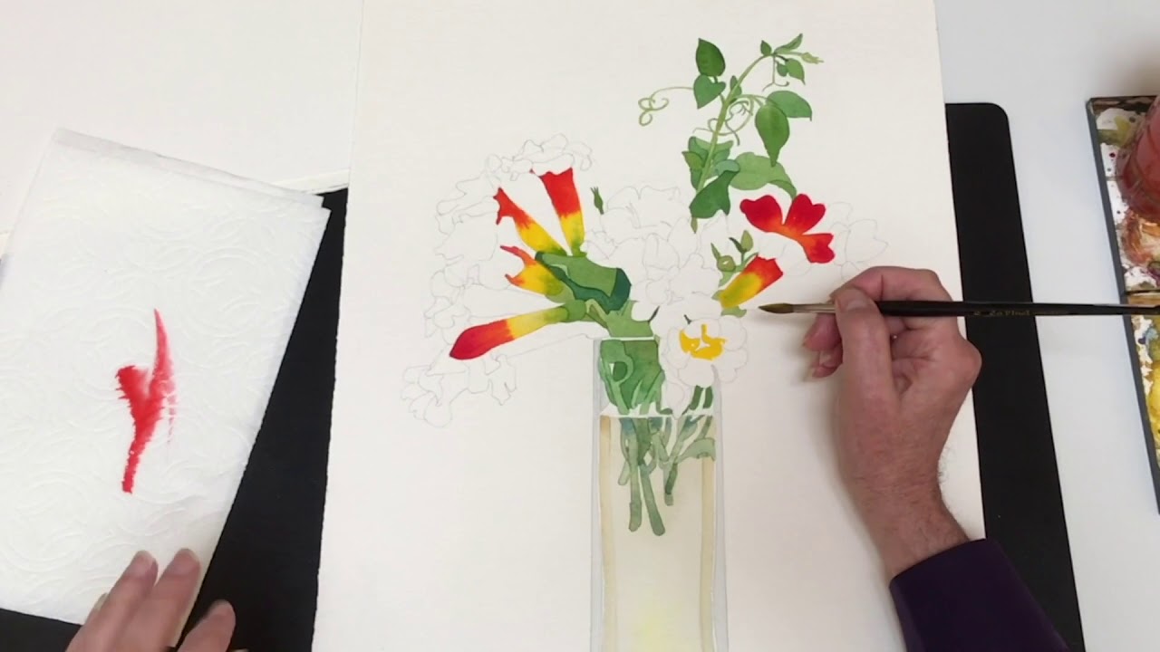 Gary Bukovnik Watercolor Demonstration: Music & Art