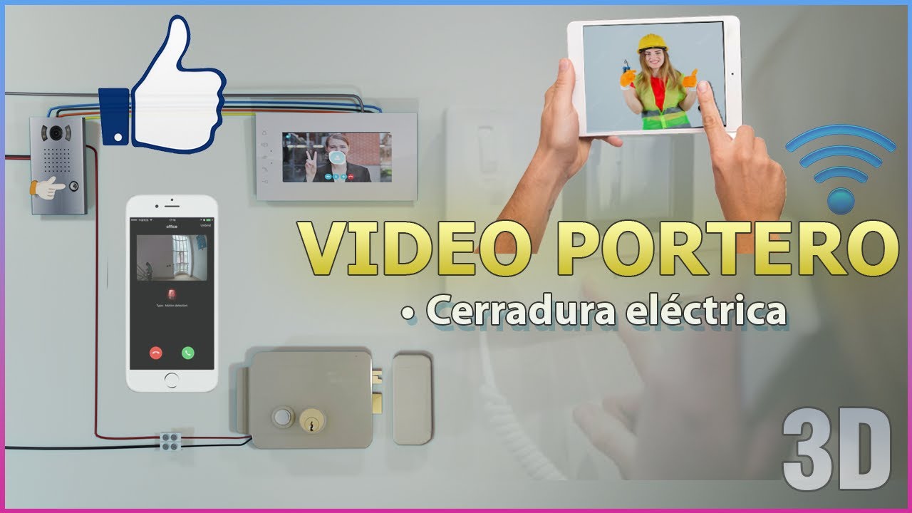 Instalaci&oacute;n de Video Portero + Cerradura El&eacute;ctrica. Explicado Pasa a Paso f&aacute;cil || Conecvid