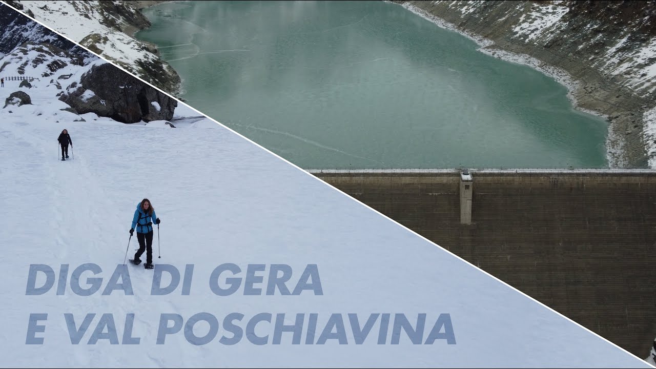 Una VALLE INCANTATA dietro la DIGA DI GERA ❄️ Val Poschiavina con le ciaspole!