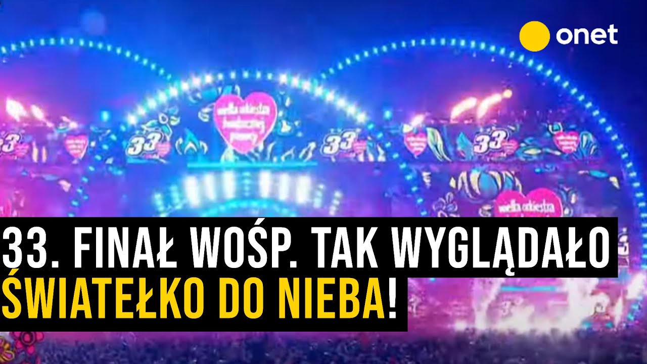 33. Finał WOŚP. Tak wyglądało 