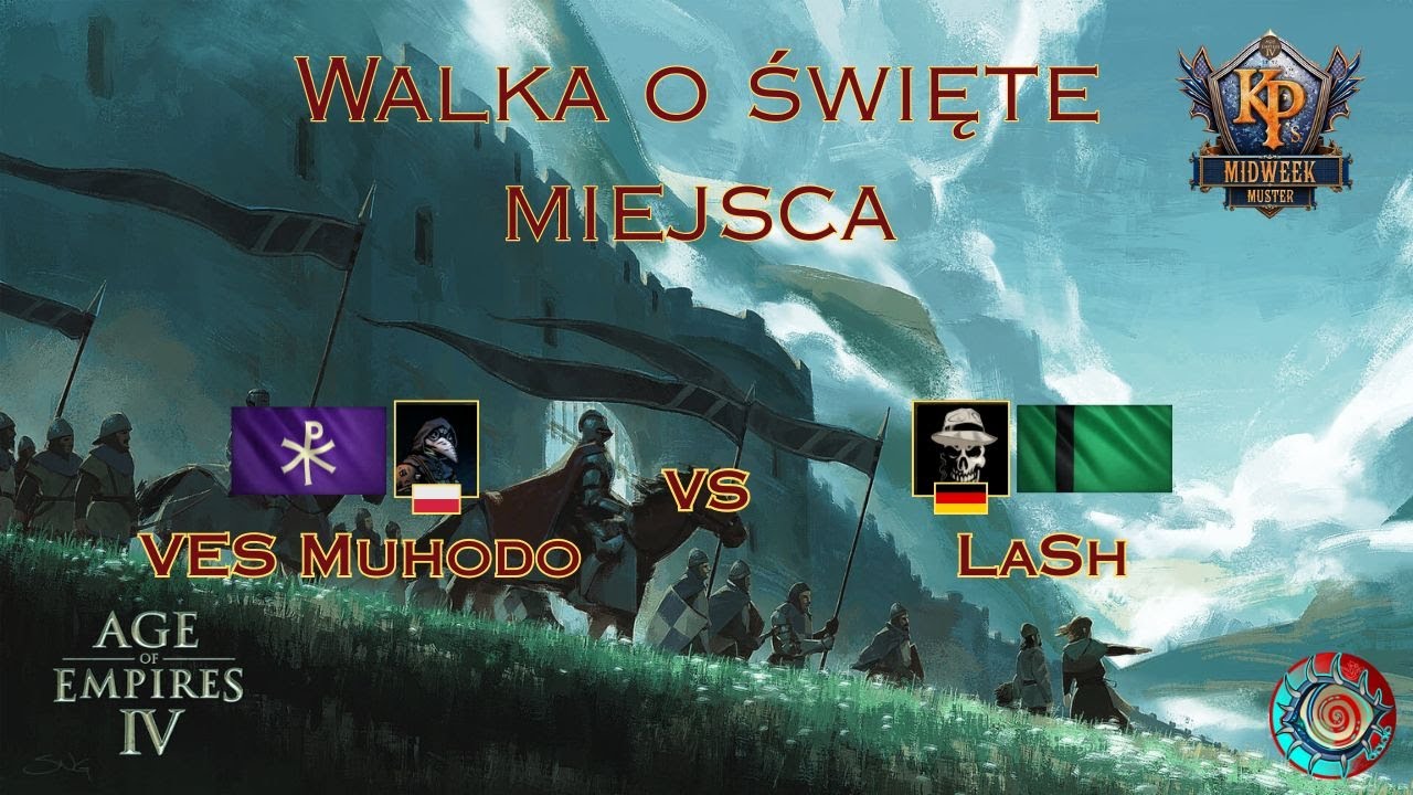 VES Muhodo (Bizancjum) vs LaSh (Delhi) Age of Empires IV  [1v1] [PL]