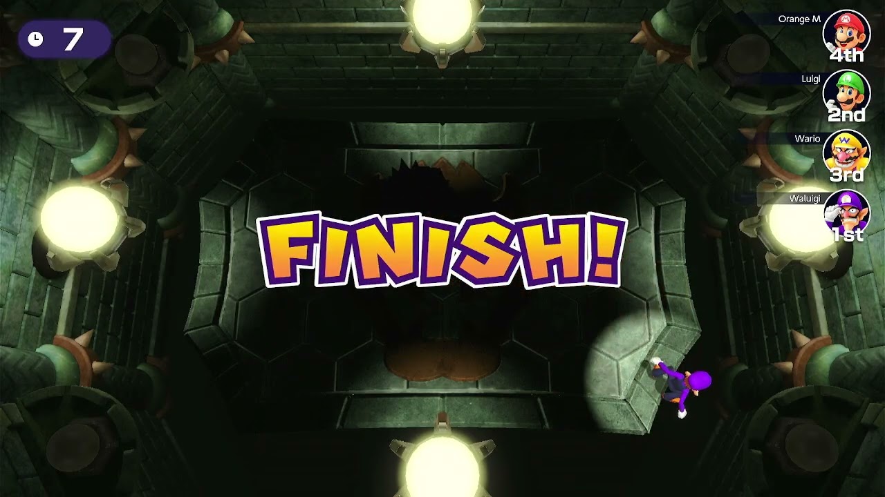 M Orange vs hard computers on mario party superstars: #47: Dark n Crispy