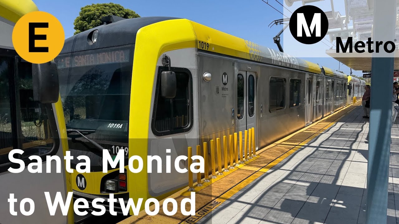 LA Metro E (Expo) Line Ride: Santa Monica to Westwood